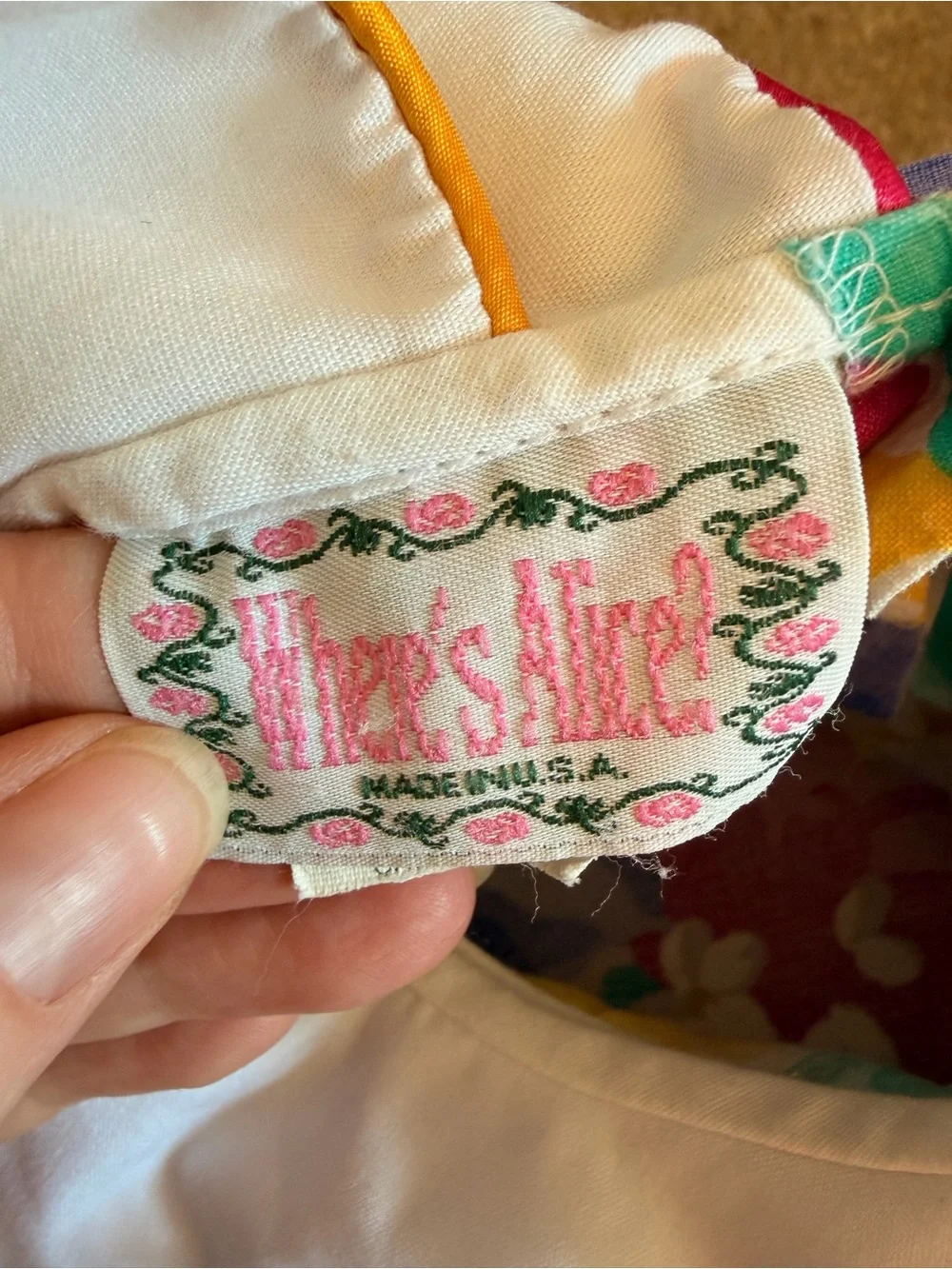 Vintage 80s/ 90s Where’s Alice Toddler Dress